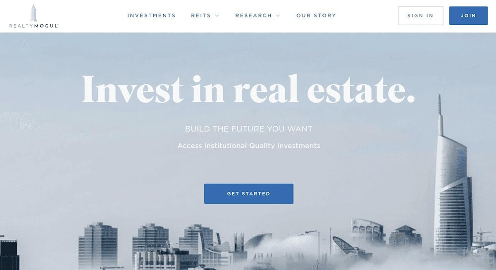 RealtyMogul signup