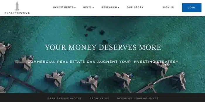 RealtyMogul signup