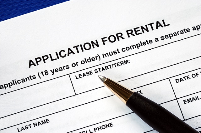 rental application lease form