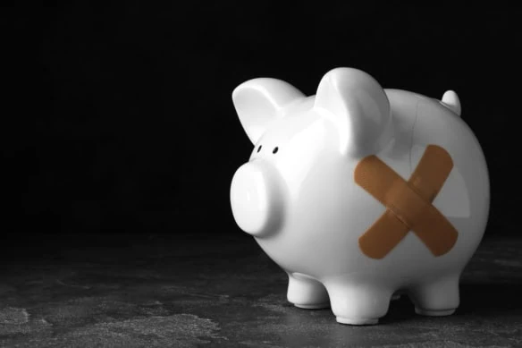 retirement 401k cracked piggy bank bandaid 1200
