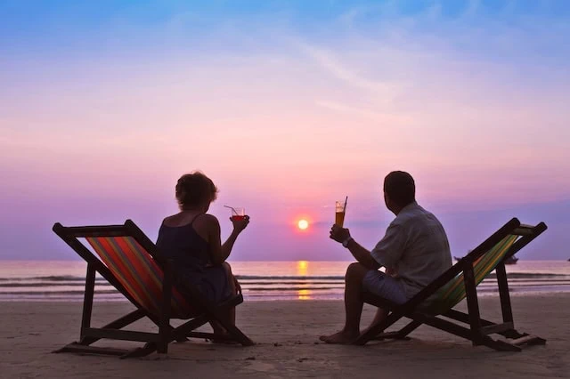 retirement longevity beach senior sunset 640