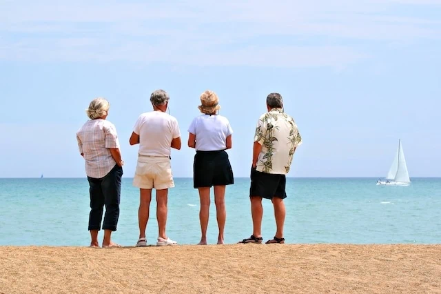 retirement senior pension sailboat beach summer