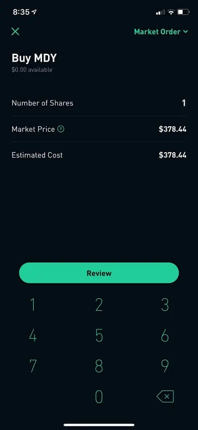 robinhood index fund review