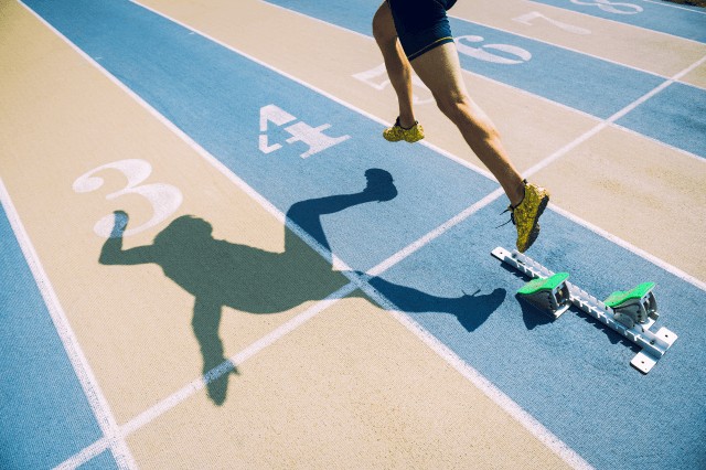 runner starting race