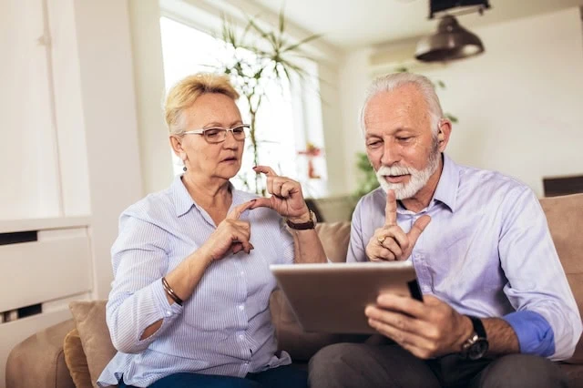 self advocate senior sign language disability