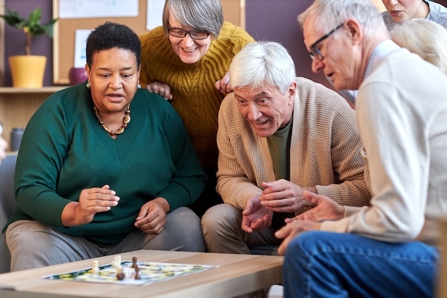 senior library boardgames