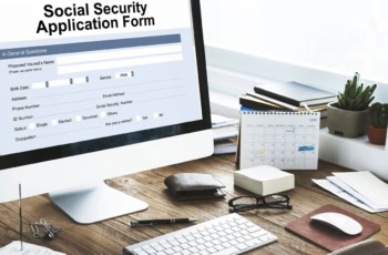 social security application form computer screen 1200