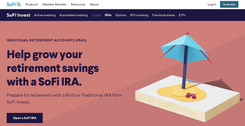 sofi sep ira signup