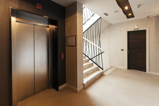 steps elevator