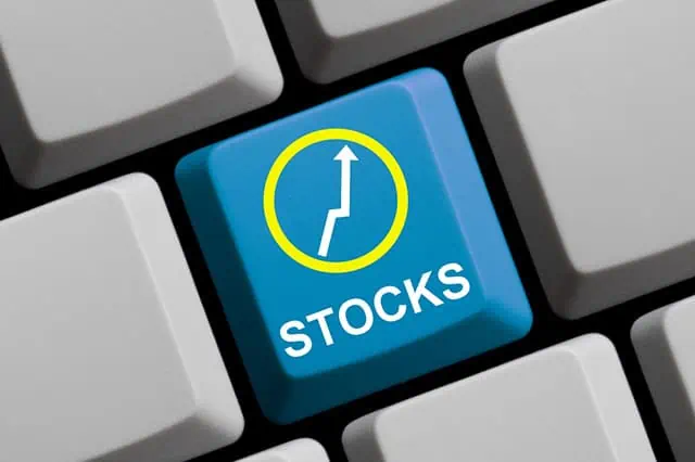 stocks keyboard brokerage investing