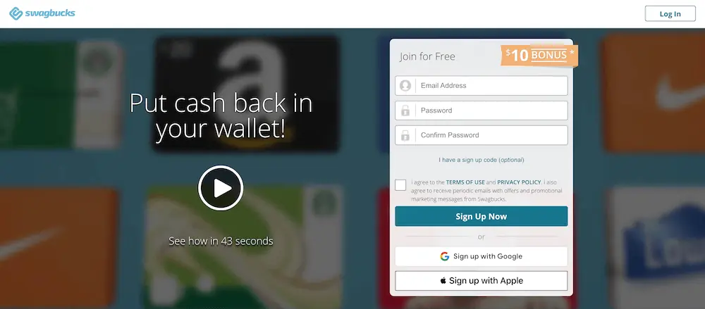 swagbucks signup new