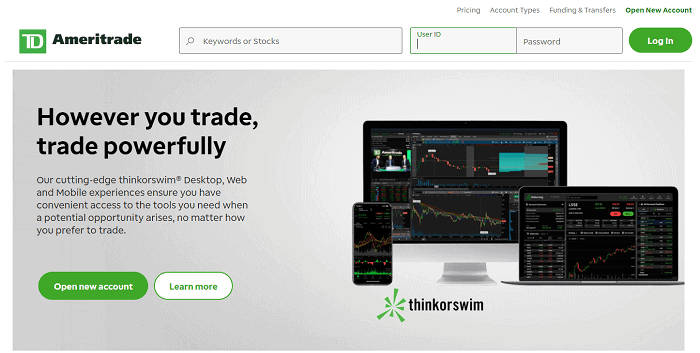 tdameritrade sign up