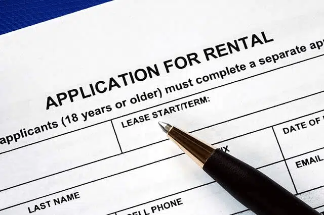 tenant rental application