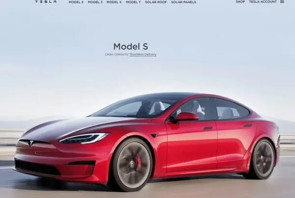 tesla home page