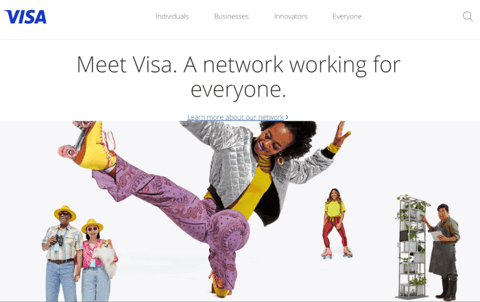 visa sign up
